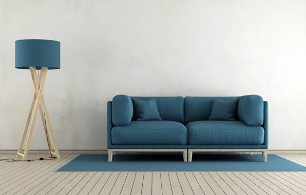 Диван, интерьер, гостиная, lamp, Sofa