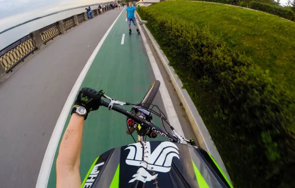 Велосипеды, велики, downhill, даунхилл, gopro, гопро, от первого лица