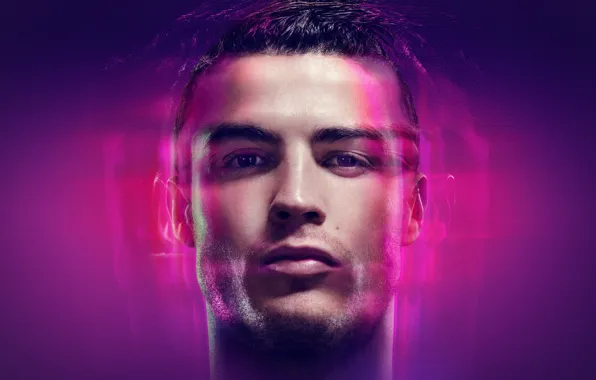Картинка лицо, атака, звезда, Cristiano Ronaldo, реал мадрид, CR7, face, Real Madrid