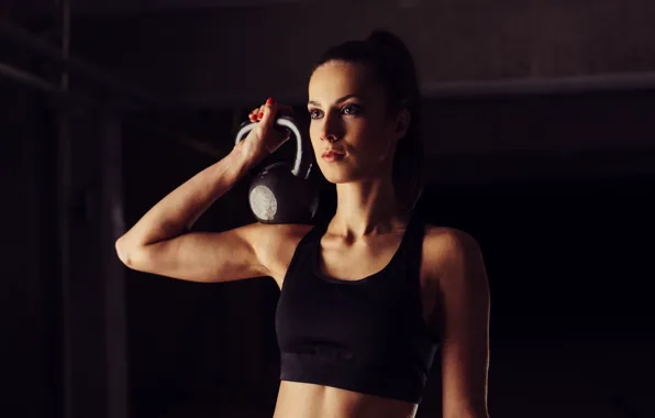 Картинка brunette, pose, fitness