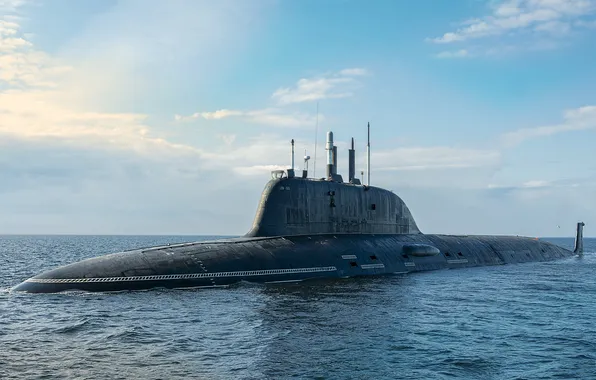 Подводная лодка, атомная, многоцелевая, проект 855м