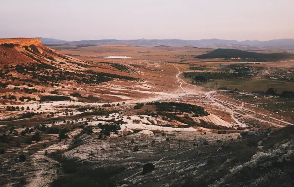 Закат, горы, крым