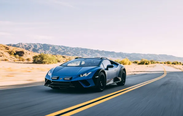 Картинка Lamborghini, blue, Huracan, Lamborghini Huracan Sterrato