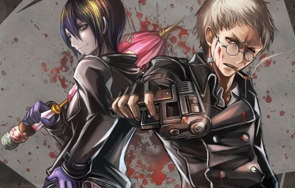 Аниме, арт, Ao no Exorcist, Синий экзорцист
