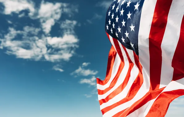 Red, United States, Flag