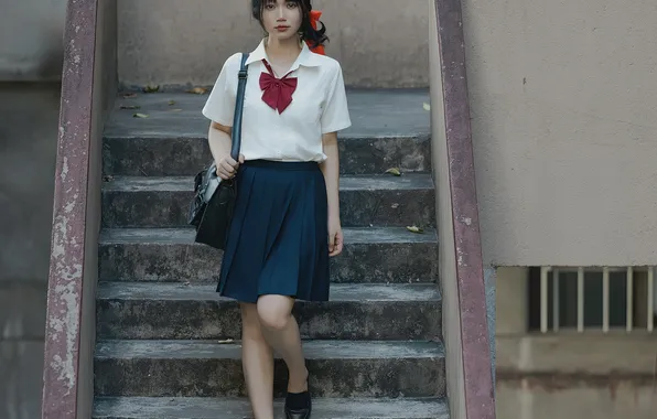 Beautiful, Asian, Model, Woman, Cute, Pretty, Petite, Outdoor