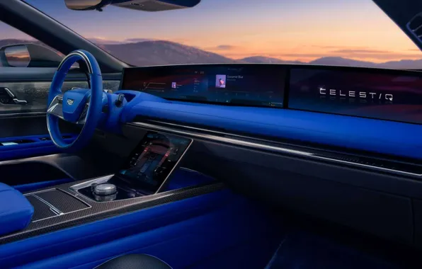 Салон автомобиля, General Motors, представительский седан, Cadillac Celestiq, премиум-бренд