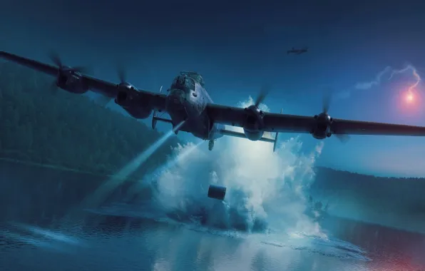 Великобритания, бомбардировщик, Raf, Тяжелый, Piotr Forkasiewicz, Avro Lancaster B.Mk.III Dambuster