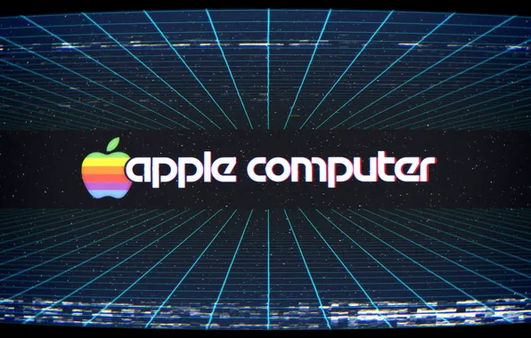 Картинка computer, digital art, technology, Apple Computer, retro computers