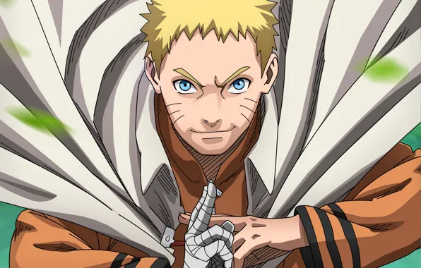 NARUTO, Uzumaki Naruto, Boruto, Kishimoto Masashi, NARUTO: SHIPPŪDEN, CELL-MAN, Hokage Outfit, Uzumaki Clan