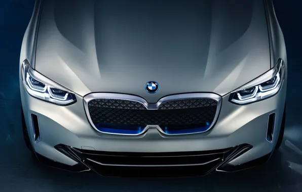 Concept, 2018, передняя часть, электрокроссовер, BMW iX3