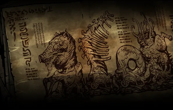 Eyes, teeth, Darkest dungeon, Amorphous creature