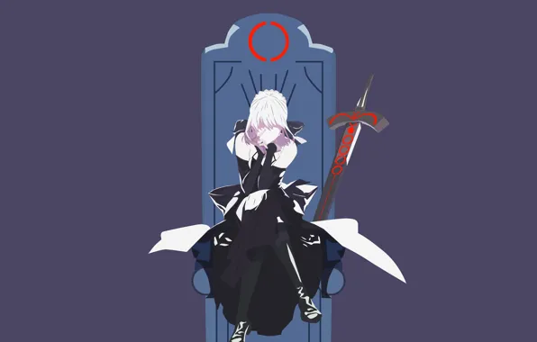 Минимализм, меч, сейбер, Fate / Grand Order, Судьба великая кампания