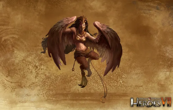 Полет, Might &amp; Magic 7, Герои меча и магии 7, Непокорные племена, Гарпия