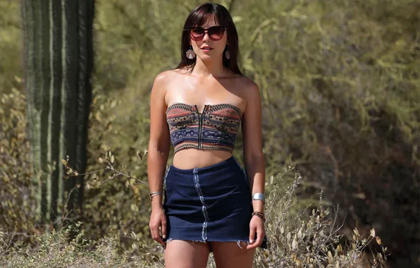 Model, gorgeous, photoshoot, posing, skirt, sunglasses, beautiful face, outdoors