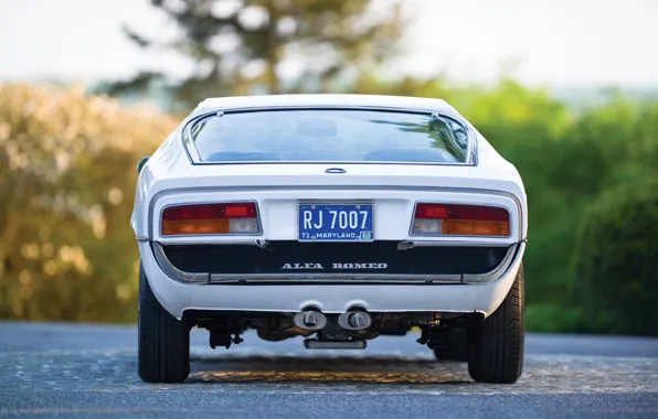 Картинка Alfa Romeo, rear, Montreal, 1973, Alfa Romeo Montreal