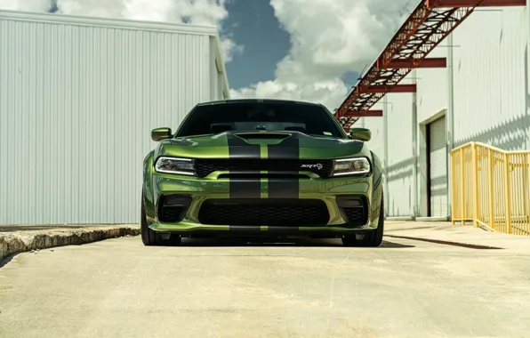 Картинка green, dodge, charger, hellcat