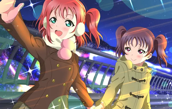 Девочки, пальто, Love Live School Idol Project, Живая любовь