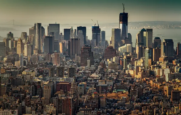 Картинка город, Нью-Йорк, США, Манхэттен, Нью Йорк, New York City