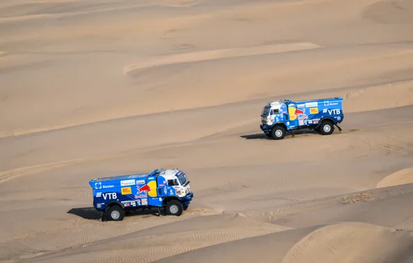 Песок, Грузовик, Гонка, Мастер, Россия, Kamaz, Rally, Dakar