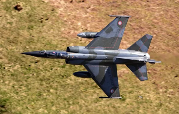 Картинка истребитель, полёт, многоцелевой, лёгкий, Mirage F1, «Мираж» F1