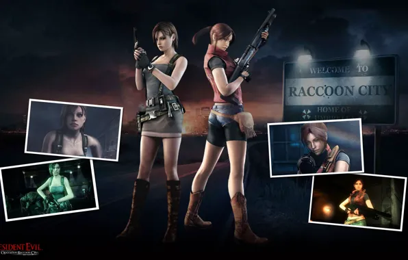 Картинка пистолет, оружие, gun, дробовик, Resident Evil, Biohazard, Resident Evil: Operation Raccoon City, Jill Valentine