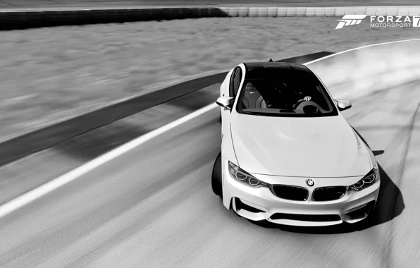HDR, BMW, Drift, Game, BMW M4, FM7, UHD, Forza Motorsport 7