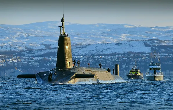 Лодка, Англия, подводная, атомная, HMS Vanguard