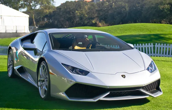 Картинка Lamborghini, lawn, Huracán