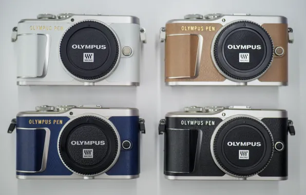 Фотоаппараты, olympus, четыри