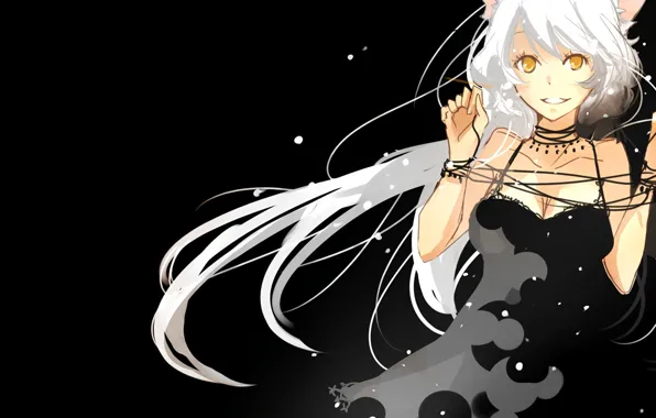 Kawaii, girl, happy, dress, big, anime, funny, manga