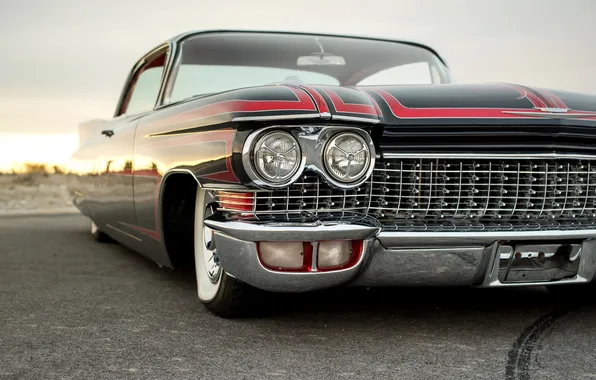 Фары, Cadillac, 1960, передок