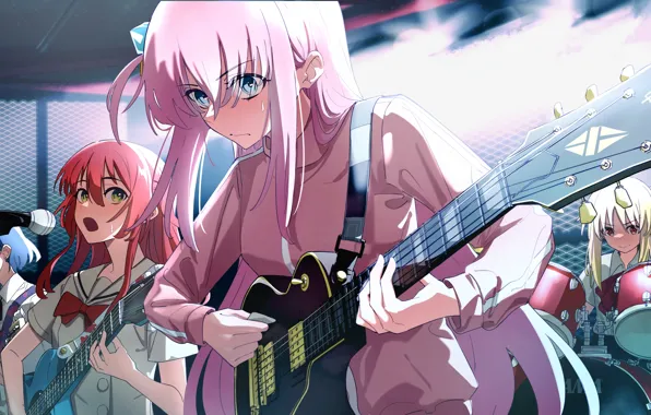 Девушки, Музыка, Гитара, Rock, Music, Рок, Guitar, Girls
