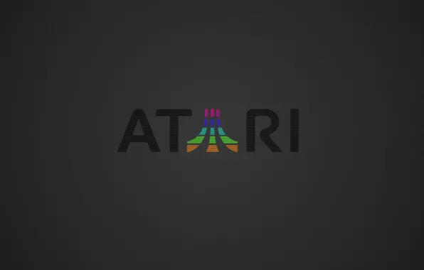 Картинка цвета, фон, логотип, Atari