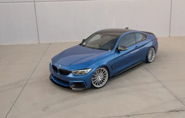 Картинка BMW, Blue, F32, 435i