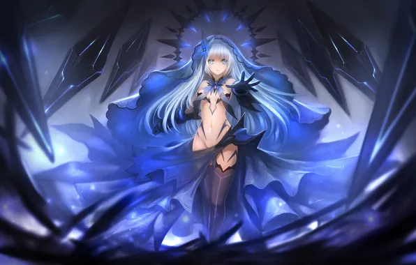 Девушка, дух, art, date a live, hanshu, tobiichi origami