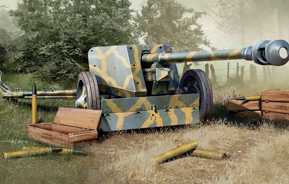 Германия, Вермахт, Противотанковая пушка, PaK 40