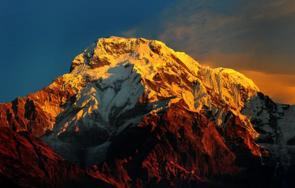 Картинка Nepal, MOUNTAIN, Annapurna Massif Himalayas, 4K ULTRA-HD (2160P)