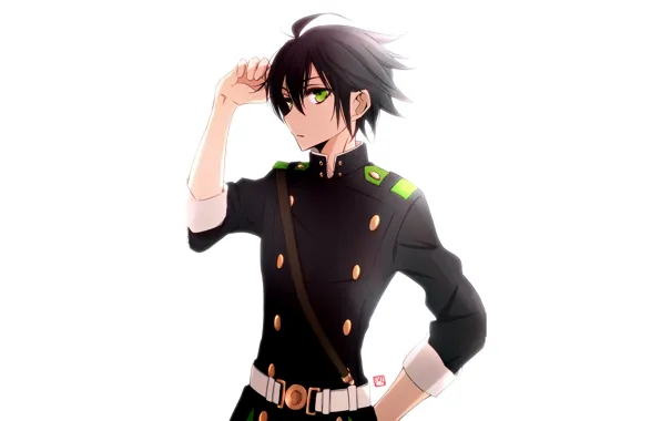 Форма, парень, Owari no Seraph, Последний серафим, Hyakuya Yuuichiro