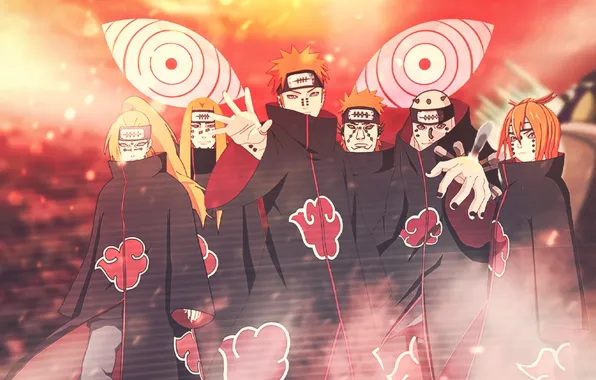 Наруто, naruto, акацуки, пейн, akatsuki, pain