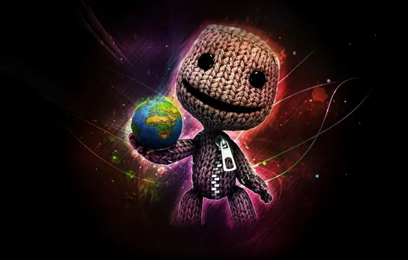 Картинка планета, little big planet, маленькая большая планета