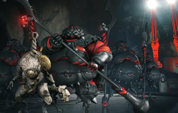 Игра, арт, монстры, существа, Warframe
