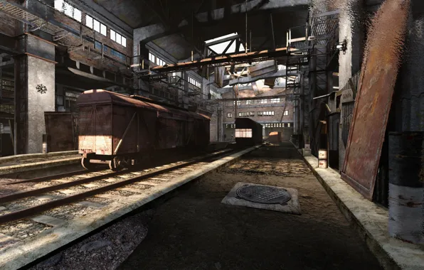 Вагоны, ангар, депо, Свалка, S.T.A.L.K.E.R. Anomaly
