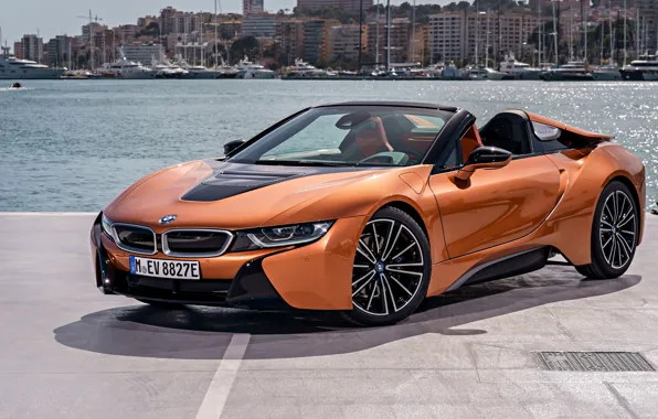 Roadster, гавань, 2018, BMW i8