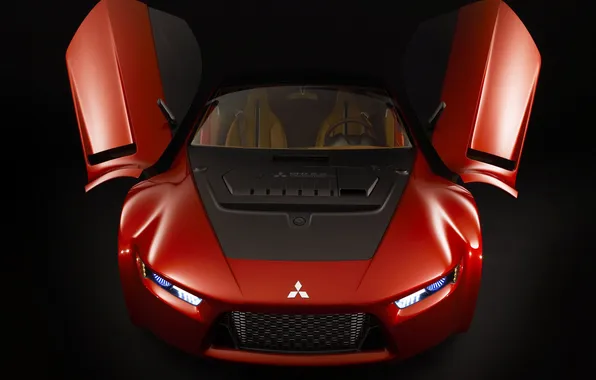 2008, Mitsubishi, спорт кар, sport car, спортивное купе, Concept-RA, Mitsubishi Concept-RA