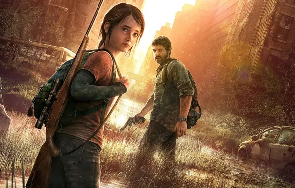 Город, Joel, Ellie, The Last Of Us