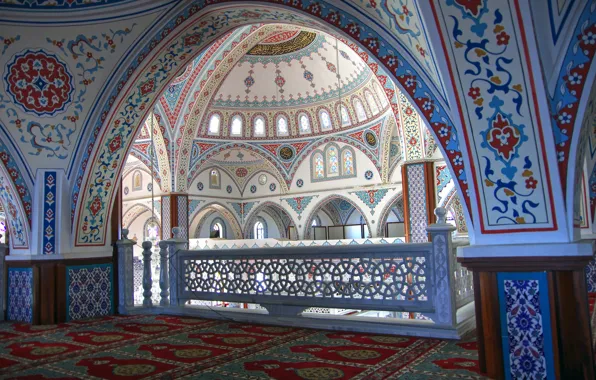 Узор, краски, арка, мечеть, Турция, Манавгат