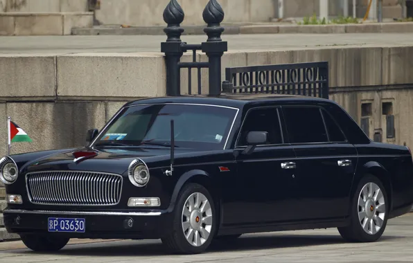 Авто, Китай, лимузин, Red Flag, Hong Qi L9