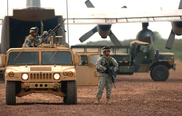 Hummer, solders, m16