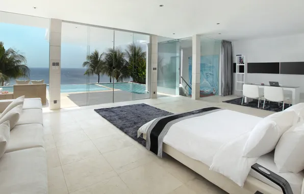 Pool, design, style, interior, luxury villa, living space